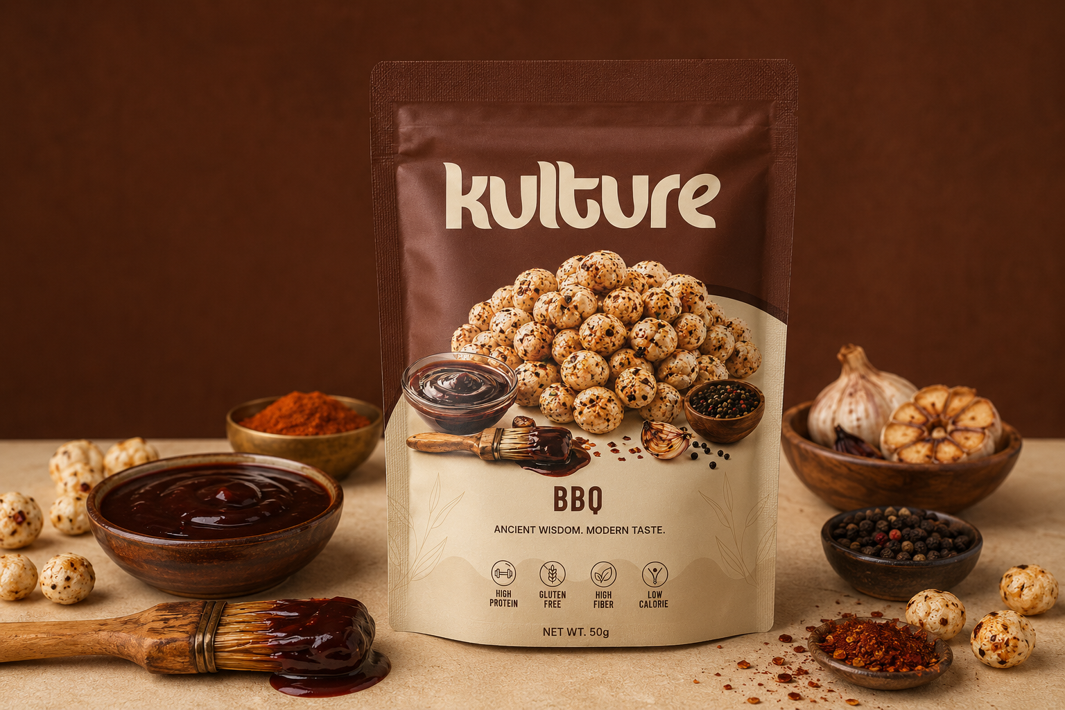 KULTURE BBQ roasted foxnut pack